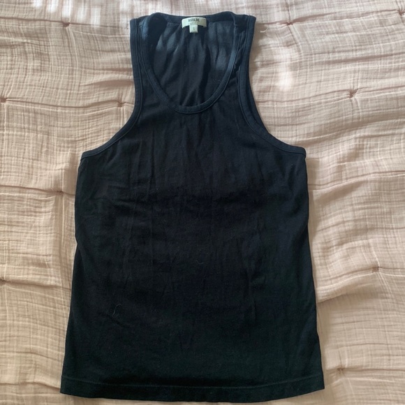 Agolde Tops - Agolde Scoop Muscle Tank in Black